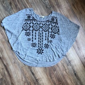 ISSI Size Medium Butterfly wing top